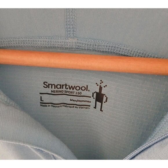 Smartwool Merino Wool Sport 150 L/S 1/4 Zip Shirt - Picture 5 of 10